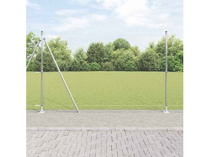 Plotový sloupek. Stříbrná 50 x 1,4 m (25 mm síť) Ocel 3353843