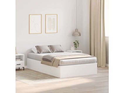 Rám postele s úložným prostorem s úložištěm Bílá 120 x 200 cm 3335365