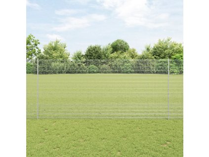 Svařované drátěné oplocení s 44 U sloupky Šedá 1.4x50 m Ocel 3336642