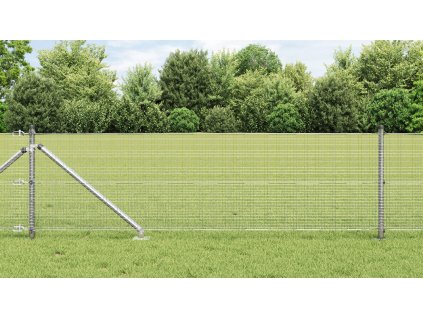 Svařovaný drátěný plot s 13 hrotovými sloupky 0.5x100 m pozinkovaná ocel 3352018