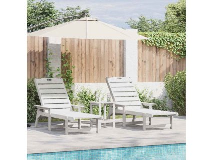 Slunečník 2 pcs Bílá 195,5 x 53 x 98,5 cm Polyethylen 3335850