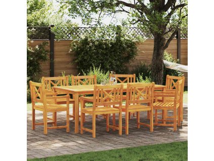 Zahradní křeslo 8 pcs 56 x 56 x 90 cm Masivní akátové dřevo 3324848