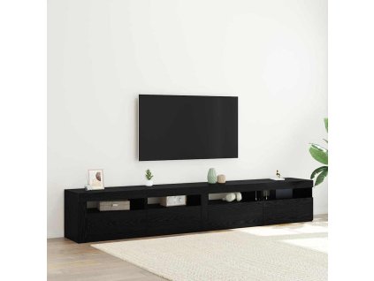 Sestava TV skříněk 3 pcs Černý dub 240 x 35 x 40 cm 3332522