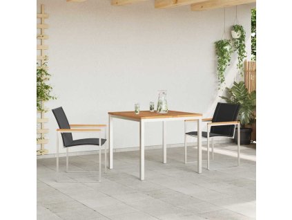 Zahradní jídelní souprava 3 pcs Hnědá Masivní akátové dřevo 3334813