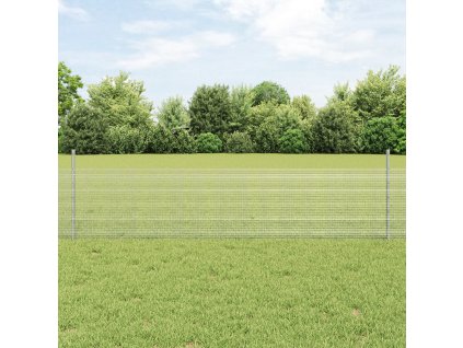 Zahradní plot Sada 2 ks Pozinkovaná ocel 10 x 0.5 m Odolný 3336313