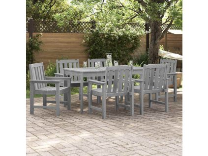 Zahradní křeslo 6 pcs Světle šedá 65,5 x 59 x 88 cm Polyethylen 3335800