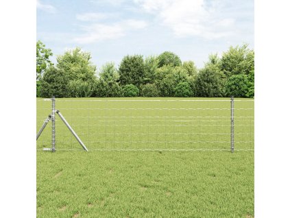 Euro plot s 7 sloupky 0,8x10 m pozinkovaná ocel 3350485