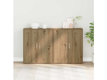 Servírovací skříň 2 pcs Artisanový dub 60 x 31 x 70 cm 3365551