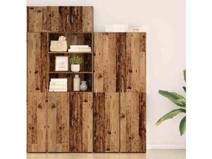 Vysoký bufet 2 pcs Staré dřevo 40 x 42,5 x 185 cm 3365579