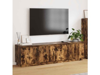 Televizní skříň Kouřový dub 180 x 38 x 49 cm kompozitní dřevo 3376148
