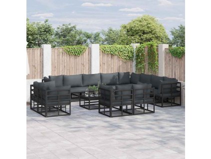 Sada zahradních pohovek s polštářem 13 pcs 3378935