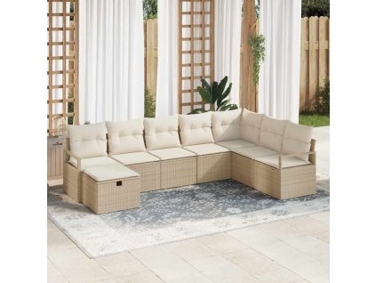 Set pohovek s polštářem 5 pcs polyratan 3360562