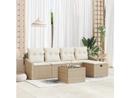 Set pohovek s polštářem 5 pcs polyratan 3360602