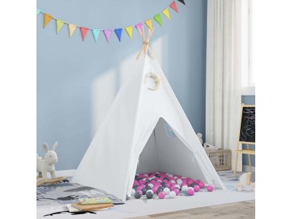 Teepee stan Bílá 120 x 120 x 150 cm Textil a Plast 3385872
