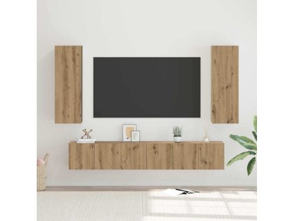 Sestava TV skříněk 5 pcs Artisanový dub kompozitní dřevo 3393452