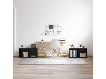 Sestava TV skříněk Nástěnný 2 pcs Černý dub 72 x 35 x 36,5 cm 3393559