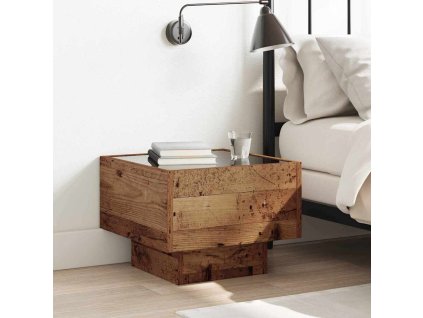 Konferenční stolek Staré dřevo 40 x 40 x 30 cm Kompozitní dřevo 3394554