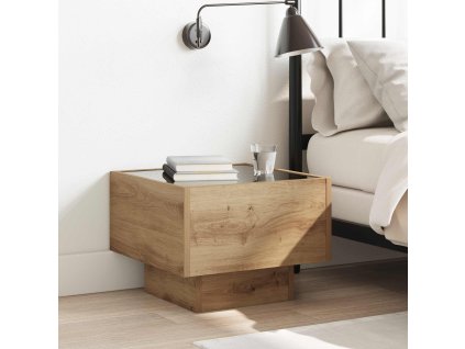 Konferenční stolek Artisanový dub 40 x 40 x 30 cm 3394555