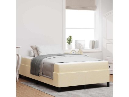 Postel s boxspringem Krémová 120 x 200 cm textil 3398855
