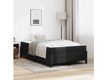 Rám postele s matrací Černá 120 x 190 cm textil 3398989