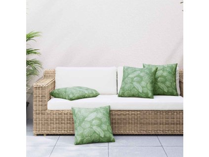 Závěsné polštáře List s polštářem 4 pcs Vzor listů 40 x 40 cm 360378