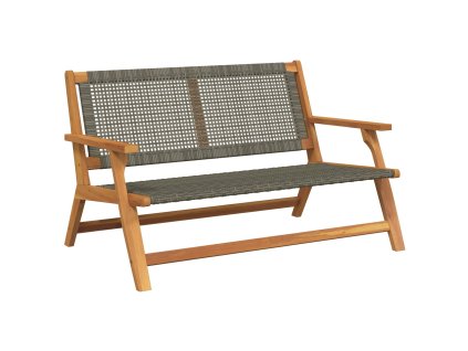 Zahradní nábytek Šedá 122 x 78 x 73 cm Masivní akátové dřevo 367820