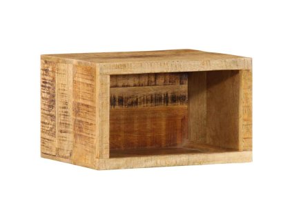 Noční skříňka Hnědá 40 x 30 x 25 cm Masivní magnovníkové dřevo 374095