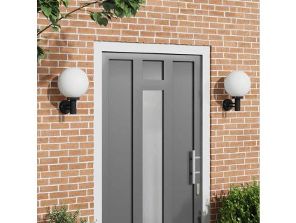 Venkovní nástěnné svítidlo 2 pcs Černá 28 x 25 x 38 cm 4005948