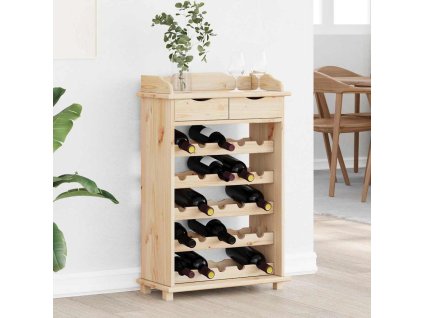 Stojan na víno Přírodní 58 x 28 x 90 cm 4012189