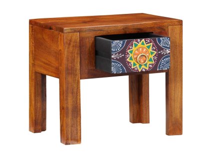 Boční stůl Hnědá 40 x 30 x 36 cm Masivní akáciové dřevo 4016511