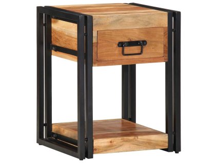 Noční skříňka Hnědá 40 x 35 x 50 cm masivní akáciové dřevo 4016692