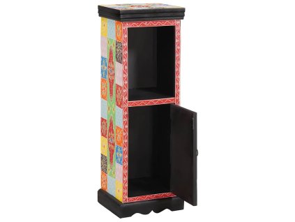 Komoda Vícebarevný 30 x 30 x 90 cm Masivní magnovníkové dřevo 4017585