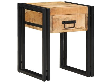 Odkládací stolek Jiný 40 x 40 x 50 cm Masivní mango dřevo a kov 4016712