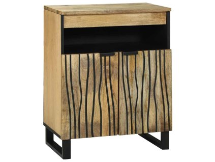 Skříňka Hnědá 60 x 33 x 75 cm masivní mangovníkové dřevo 4017961