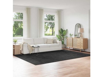 Protiskluzový Shaggy koberec Tmavě šedá 240 x 340 cm PP 4019772