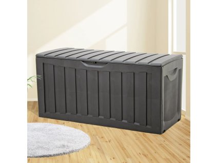 Úložný box černý 118 x 53 x 57 cm polypropylen 153887