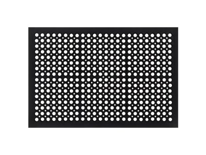 Rohožka před dveře obdélníková 60 x 90 cm guma 155659