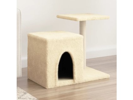 Škrabadlo pro kočky se sisalovými sloupky krémové 50,5 cm 172124