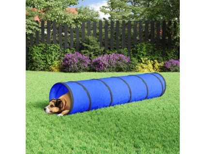 Psí tunel modrý Ø 40 x 200 cm polyester 172189