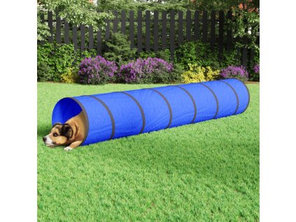 Psí tunel modrý Ø 50 x 300 cm polyester 172190