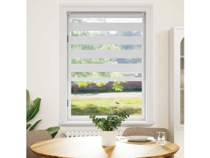 Zebrová roleta 100,9 x 175 cm Šířka látky 96,7 cm bílá 240210