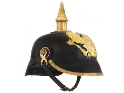 Německá pruská přilba pro LARPy replika černá ocel 286118