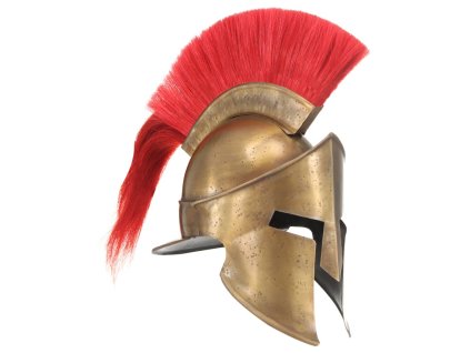 Řecká vojenská přilba pro LARPy replika mosaz ocel 286227