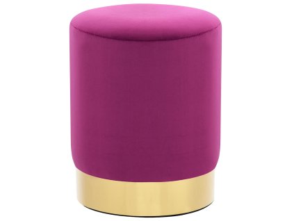 Stolička fialová a zlatá samet 28 x 36 cm 249837