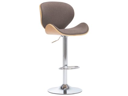 Barová stolička taupe textil 287414