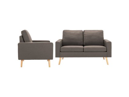 2dílná sedací souprava textil taupe 3056622