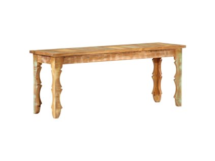 Lavice 110 x 35 x 45 cm masivní recyklované dřevo 286485
