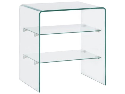 Konferenční stolek 50 x 40 x 56 cm tvrzené sklo 284727