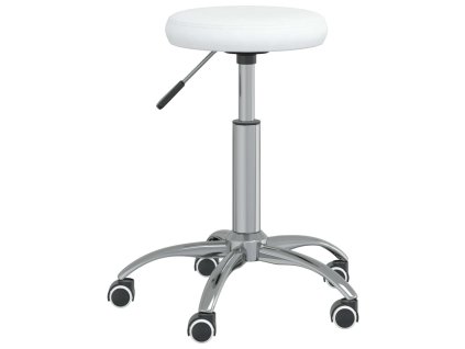 Jídelní židle bílá umělá kůže 3085682