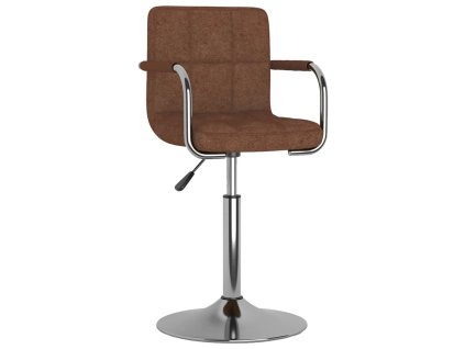 Jídelní židle hnědá textil 3087879